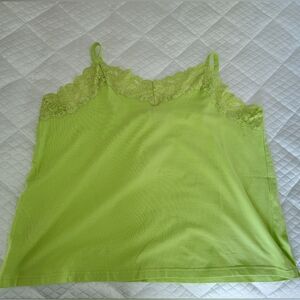 NWT Light Green Lace Cami